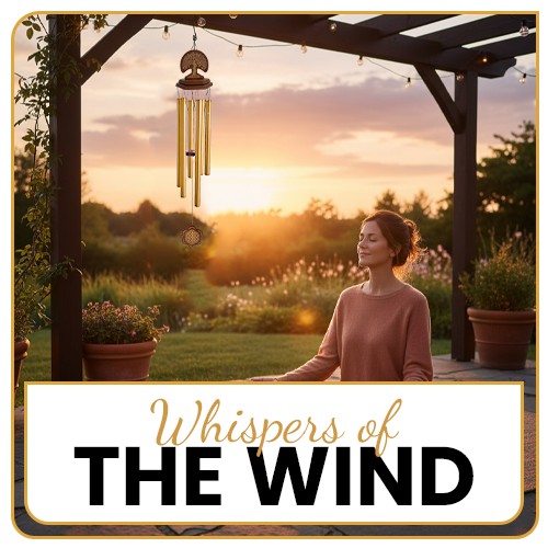 Chymora memorial wind chime lifestyle scene