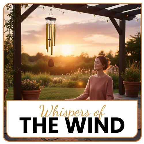 Chymora memorial wind chime lifestyle scene